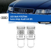 0 Luce Stop LED Audi A4 B5 1994 - 2001: P21/5W Bolt P21/5W: LED Bolt Rossi (Coppia)
