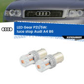 0 Luce Stop LED Audi A4 B6 2000 - 2004: P21/5W Gear P21/5W: Lampadine LED Rosse Gear