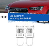 0 Luce Stop LED Audi A4 B9 2015 - 2019: P21W Bolt P21W: LED Bolt Rossi (Coppia)