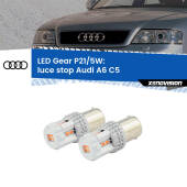 0 Luce Stop LED Audi A6 C5 1997 - 2004: P21/5W Gear P21/5W: Lampadine LED Rosse Gear