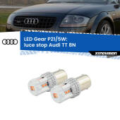 0 Luce Stop LED Audi TT 8N 1998 - 2006: P21/5W Gear P21/5W: Lampadine LED Rosse Gear