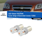 0 Luce Stop LED Chevrolet Aveo T250 2005 - 2011: P21/5W Gear P21/5W: Lampadine LED Rosse Gear