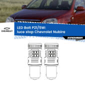 0 Luce Stop LED Chevrolet Nubira 2005 - 2011: P21/5W Bolt P21/5W: LED Bolt Rossi (Coppia)