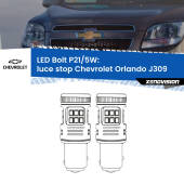 0 Luce Stop LED Chevrolet Orlando J309 2011 - 2019: P21/5W Bolt P21/5W: LED Bolt Rossi (Coppia)