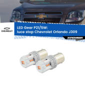 0 Luce Stop LED Chevrolet Orlando J309 2011 - 2019: P21/5W Gear P21/5W: Lampadine LED Rosse Gear