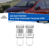 0 Luce Stop LED Chevrolet Tacuma U100 2005 - 2008: P21/5W Bolt P21/5W: LED Bolt Rossi (Coppia)