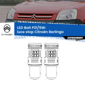 0 Luce Stop LED Citroën Berlingo 1996 - 2007: P21/5W Bolt P21/5W: LED Bolt Rossi (Coppia)