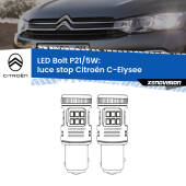 0 Luce Stop LED Citroën C-Elysee 2012 in poi: P21/5W Bolt P21/5W: LED Bolt Rossi (Coppia)