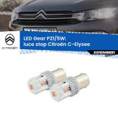 0 Luce Stop LED Citroën C-Elysee 2012 in poi: P21/5W Gear P21/5W: Lampadine LED Rosse Gear