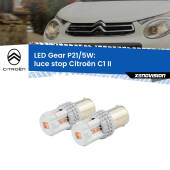 0 Luce Stop LED Citroën C1 II 2014 in poi: P21/5W Gear P21/5W: Lampadine LED Rosse Gear