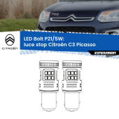 0 Luce Stop LED Citroën C3 Picasso 2009 - 2016: P21/5W Bolt P21/5W: LED Bolt Rossi (Coppia)