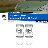 0 Luce Stop LED Citroën C3 Pluriel 2003 - 2010: P21/5W Bolt P21/5W: LED Bolt Rossi (Coppia)