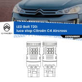 0 Luce Stop LED Citroën C4 Aircross 2010 - 2018: T20 Bolt T20: LED Bolt Rossi (Coppia)