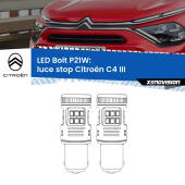 0 Luce Stop LED Citroën C4 III 2020 in poi: P21W Bolt P21W: LED Bolt Rossi (Coppia)