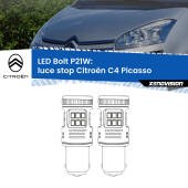 0 Luce Stop LED Citroën C4 Picasso  2006 - 2013: P21W Bolt P21W: LED Bolt Rossi (Coppia)