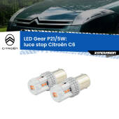 0 Luce Stop LED Citroën C6  2005 - 2012: P21/5W Gear P21/5W: Lampadine LED Rosse Gear