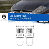 0 Luce Stop LED Citroën C8 2002 - 2010: P21/5W Bolt P21/5W: LED Bolt Rossi (Coppia)