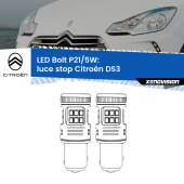 0 Luce Stop LED Citroën DS3 2009 - 2015: P21/5W Bolt P21/5W: LED Bolt Rossi (Coppia)
