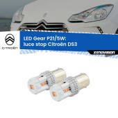 0 Luce Stop LED Citroën DS3 2009 - 2015: P21/5W Gear P21/5W: Lampadine LED Rosse Gear