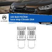 0 Luce Stop LED Citroën DS4 2011 - 2015: P21/5W Bolt P21/5W: LED Bolt Rossi (Coppia)