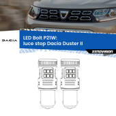 0 Luce Stop LED Dacia Duster II 2017 in poi: P21W Bolt P21W: LED Bolt Rossi (Coppia)