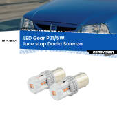 0 Luce Stop LED Dacia Solenza 2003 in poi: P21/5W Gear P21/5W: Lampadine LED Rosse Gear
