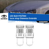 0 Luce Stop LED Daewoo Evanda 2002 - 2005: P21/5W Bolt P21/5W: LED Bolt Rossi (Coppia)