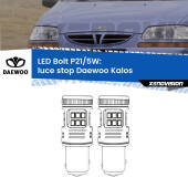 0 Luce Stop LED Daewoo Kalos 2002 - 2004: P21/5W Bolt P21/5W: LED Bolt Rossi (Coppia)