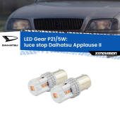 0 Luce Stop LED Daihatsu Applause II 1997 - 2000: P21/5W Gear P21/5W: Lampadine LED Rosse Gear