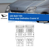 0 Luce Stop LED Daihatsu Cuore VI 2003 - 2007: T20 Bolt T20: LED Bolt Rossi (Coppia)
