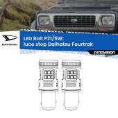 0 Luce Stop LED Daihatsu Fourtrak 1985 - 1998: P21/5W Bolt P21/5W: LED Bolt Rossi (Coppia)