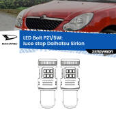 0 Luce Stop LED Daihatsu Sirion 2005 - 2008: P21/5W Bolt P21/5W: LED Bolt Rossi (Coppia)