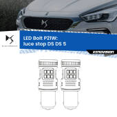 0 Luce Stop LED DS DS 5 2015 in poi: P21W Bolt P21W: LED Bolt Rossi (Coppia)
