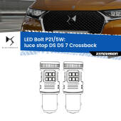 0 Luce Stop LED DS DS 7 Crossback 2017 in poi: P21/5W Bolt P21/5W: LED Bolt Rossi (Coppia)