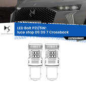 0 Luce Stop LED DS DS 7 Crossback 2022 in poi: P21/5W Bolt P21/5W: LED Bolt Rossi (Coppia)