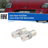 0 Luce Stop LED Fiat Barchetta 1995 - 2005: P21/5W Gear P21/5W: Lampadine LED Rosse Gear