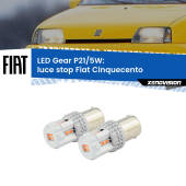 0 Luce Stop LED Fiat Cinquecento 1991 - 1999: P21/5W Gear P21/5W: Lampadine LED Rosse Gear