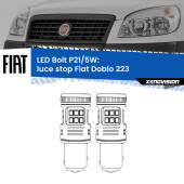 0 Luce Stop LED Fiat Doblo 223 2000 - 2010: P21/5W Bolt P21/5W: LED Bolt Rossi (Coppia)
