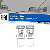 0 Luce Stop LED Fiat Ducato 230 1994 - 2002: P21W Bolt P21W: LED Bolt Rossi (Coppia)