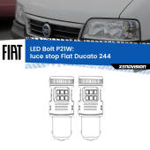 0 Luce Stop LED Fiat Ducato 244 2002 - 2006: P21W Bolt P21W: LED Bolt Rossi (Coppia)