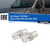 0 Luce Stop LED Fiat Ducato 250 2006 - 2018: P21/5W Gear P21/5W: Lampadine LED Rosse Gear