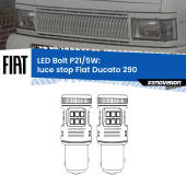 0 Luce Stop LED Fiat Ducato 290 1989 - 1994: P21/5W Bolt P21/5W: LED Bolt Rossi (Coppia)