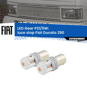 0 Luce Stop LED Fiat Ducato 290 1989 - 1994: P21/5W Gear P21/5W: Lampadine LED Rosse Gear
