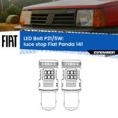 0 Luce Stop LED Fiat Panda 141 1982 - 2004: P21/5W Bolt P21/5W: LED Bolt Rossi (Coppia)