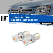 0 Luce Stop LED Fiat Panda 169 2003 - 2012: P21/5W Gear P21/5W: Lampadine LED Rosse Gear