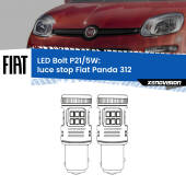 0 Luce Stop LED Fiat Panda 312 2012 in poi: P21/5W Bolt P21/5W: LED Bolt Rossi (Coppia)