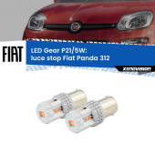 0 Luce Stop LED Fiat Panda 312 2012 in poi: P21/5W Gear P21/5W: Lampadine LED Rosse Gear