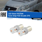 0 Luce Stop LED Fiat Scudo 270 2007 - 2016: P21/5W Gear P21/5W: Lampadine LED Rosse Gear