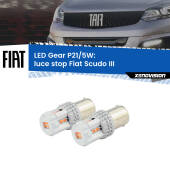 0 Luce Stop LED Fiat Scudo III 2022 in poi: P21/5W Gear P21/5W: Lampadine LED Rosse Gear
