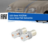 0 Luce Stop LED Fiat Seicento 1998 - 2010: P21/5W Gear P21/5W: Lampadine LED Rosse Gear